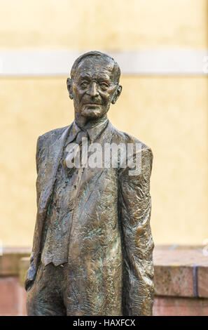 Hermann Hesse, Bronze-Skulptur Stockfoto