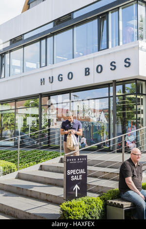 Hugo Boss, Sonderverkauf Stockfoto