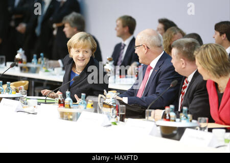 CDU/CSU und SPD Koalitionsverhandlungen Stockfoto