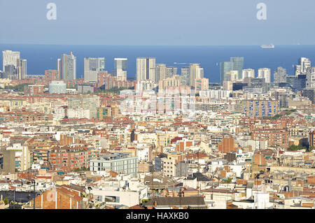 Skyline von Barcelona Stockfoto