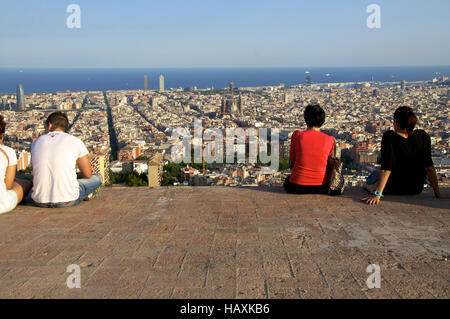 Skyline von Barcelona Stockfoto