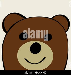 Lustige Cartoon Tierspielzeug zu tragen. Stock Vektor