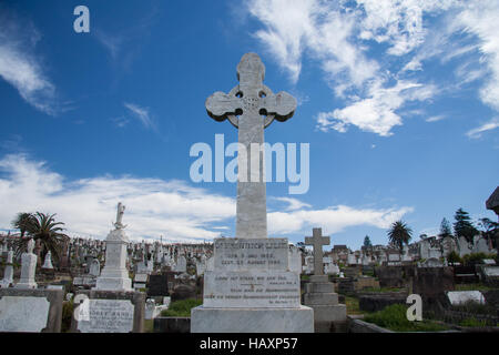 Statue im Friedhof Stockfoto