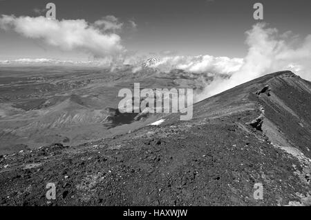 Alpinen Gelände um Tongariro National Park, Nordinsel Neuseeland Stockfoto