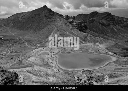 Alpinen Gelände um Tongariro National Park, Nordinsel Neuseeland Stockfoto