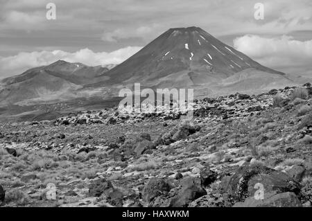 Alpinen Gelände um Tongariro National Park, Nordinsel Neuseeland Stockfoto