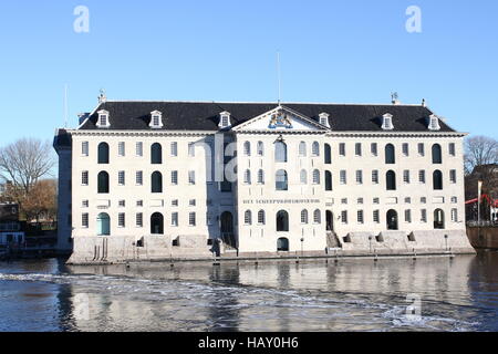 Niederländische National Maritime Museum (Scheepvaartmuseum) in Amsterdam, Niederlande. Stockfoto