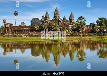 Tempel von Angkor Wat in Siem Reap, Kambodscha Stockfoto