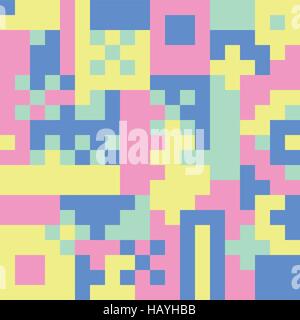 Quadratische nahtlose Muster Stock Vektor