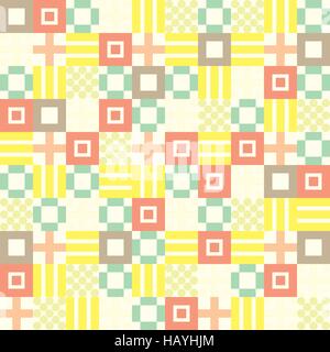 Nahtlose Muster Quadrat Stock Vektor