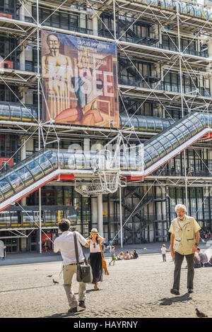 Centre Georges pompidou Stockfoto