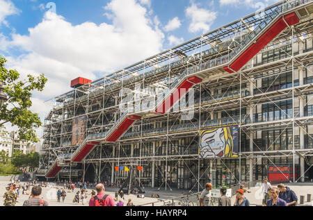 Centre Georges pompidou Stockfoto