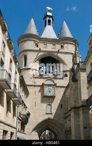 Glockenturm, der Grosse Cloche, Bordeaux, Gironde, Nouvelle-Aquitaine, Frankreich, Europa Stockfoto