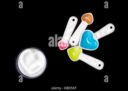 Herzen überall Stockfoto