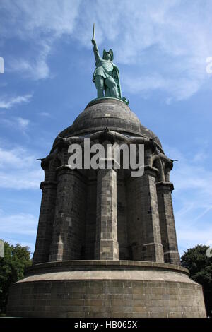 Hermann-Denkmal, North Rhine-Westphalia, Deutschland Stockfoto