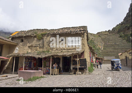 Peru, Heiliges Tal, Ollantaytambo Stockfoto