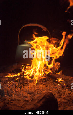 Wasserkocher in Brand Stockfoto