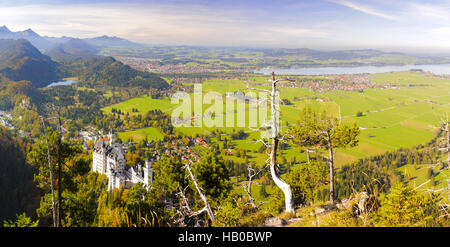 Panorama-Landschaft in Bayern, Deutschland Stockfoto