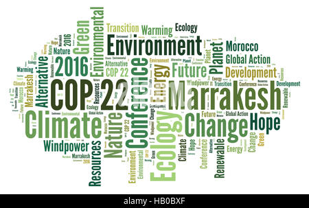 COP-22 in Marrakesch, Marokko Stockfoto