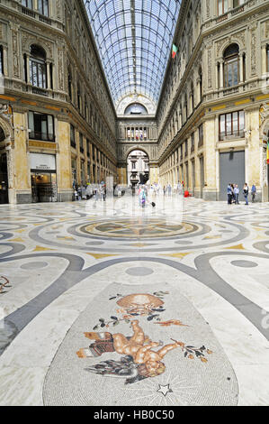 Galleria Umberto I, Galerie, Neapel, Italien Stockfoto