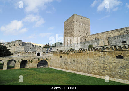 Castello Normanno Svevo, Burg, Bari, Italien Stockfoto