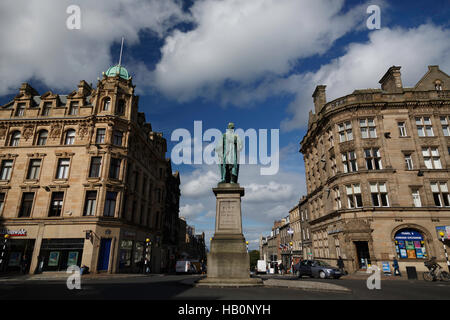 Statue von William Pitt (der jüngere), an der Kreuzung von Frederick und George Street in Edinburgh, Schottland Stockfoto