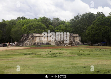 Venus-Plattform in Chichen Itza, Mexiko Stockfoto