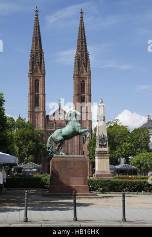 Luisenplatz, Wiesbaden, Deutschland Stockfoto