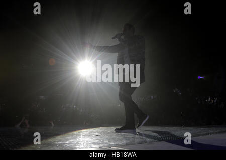 Craig David führt auf der Bühne in der Hauptstadt Jingle Bell Ball mit Coca-Cola in der Londoner O2 Arena. Stockfoto