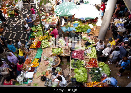 Mercado Dos Lavradores in Funchal auf Madeira Stockfoto