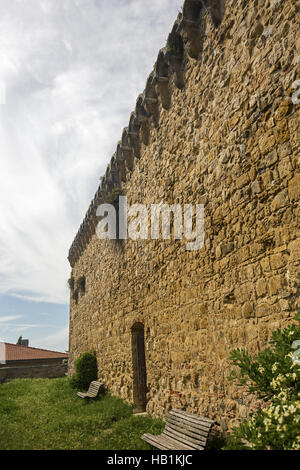 City Wall San Quirico d ' Orcia Stockfoto