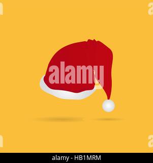 Einfache Weihnachtsmütze Stock Vektor