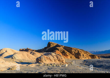 Zabriskie Point ist ein Teil des Angebots der Amargosa im Death Valley im Death Valley National Park in den Vereinigten Staaten östlich Stockfoto