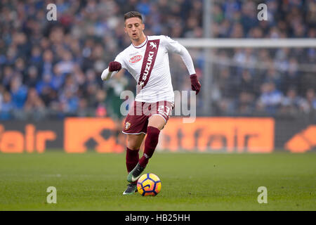 Antonio Barreca Torino FC in Aktion während der Serie A Fußballspiel zwischen UC Sampdoria Genua und Turin FC. UC Sampdoria gewann 2: 0 gegen den FC Turin. Bildnachweis: Nicolò Campo/Alamy Live-Nachrichten Stockfoto