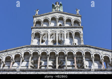 Lucca, Toskana, Italien, San Michele in Foro Stockfoto