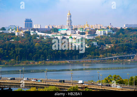 Skyline von Kiew, Ukraine Stockfoto