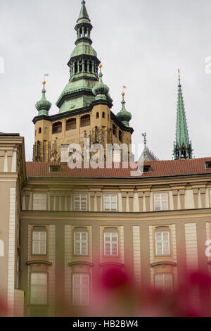 St.-Veits-Dom in Prag Castle Hill Stockfoto