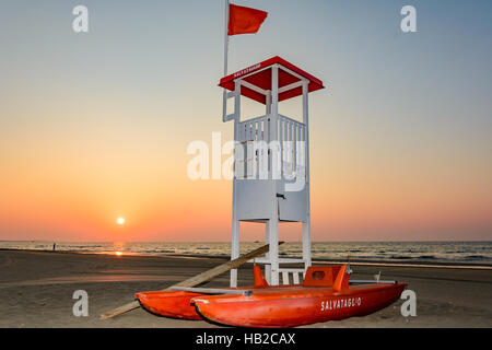 Strand in Cavalino Stockfoto