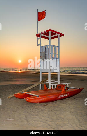 Strand in Cavalino Stockfoto