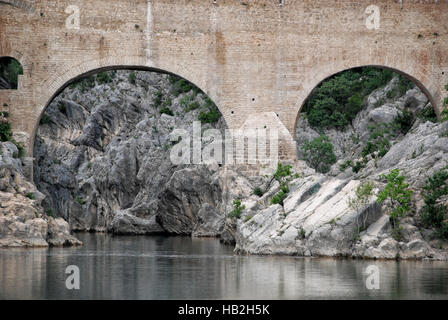 Gorges de l'Hérault Stockfoto