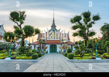 Dämon-Wächter in Bangkok Wat arun Stockfoto