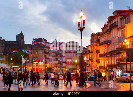 Porto Old Town Street. Portugal Stockfoto