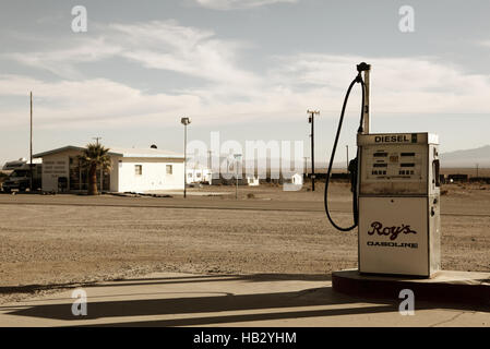 Tankstelle an der Route 66 Stockfoto