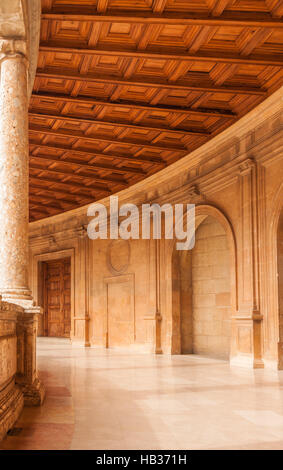 Alhambra - Palacio de Carlos V Stockfoto