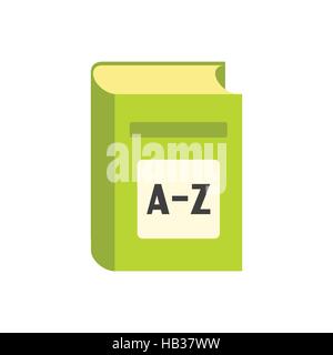 Englisch-Wörterbuch-flach-Symbol Stock Vektor