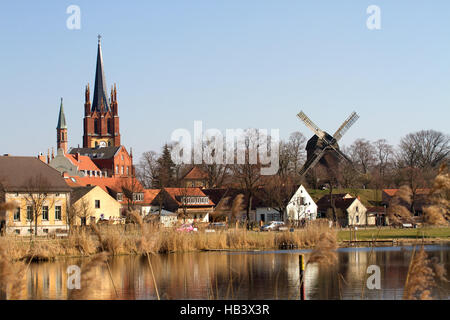 Alte Kirche 001. Werder. Deutschland Stockfoto