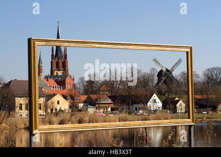 Alte Kirche-002. Werder. Deutschland Stockfoto