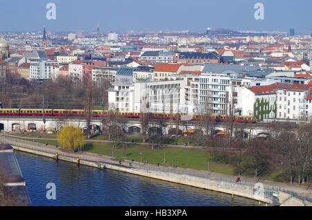 Blick über berlin Stockfoto