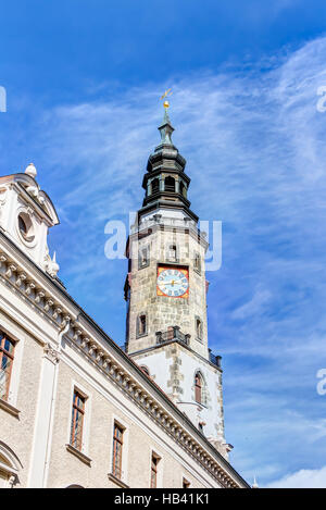 Rathausturm in Görlitzer Stockfoto