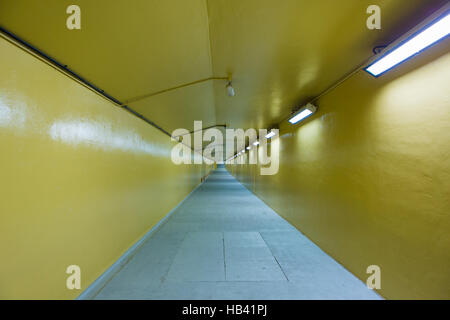 Fußgängertunnel Unterquerung der Creek in Dubai Stockfoto